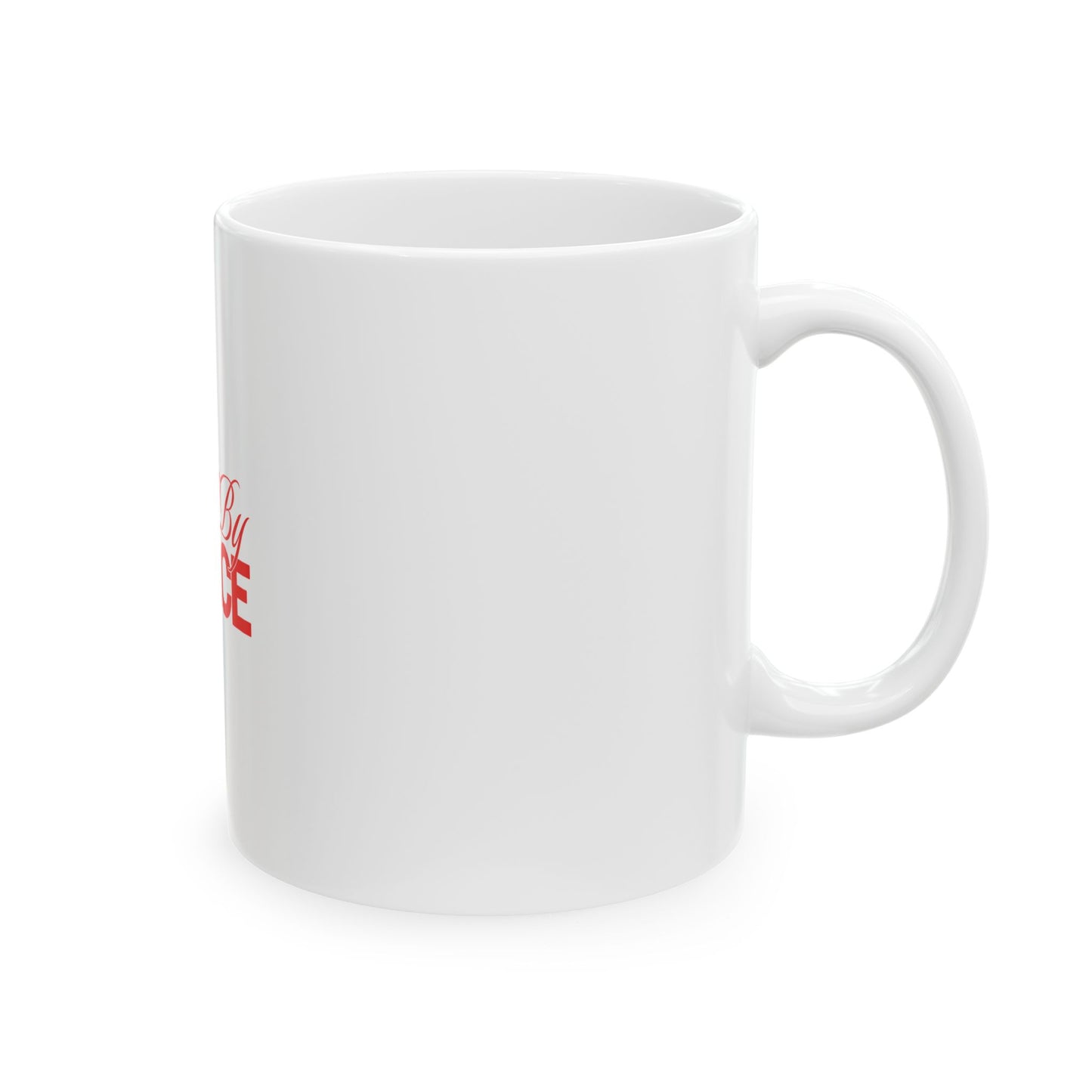 Saved By Grace Ceramic Mug — Christian Faith Coffee Cup (11oz & 15oz) - www.trendingbestsellers.com