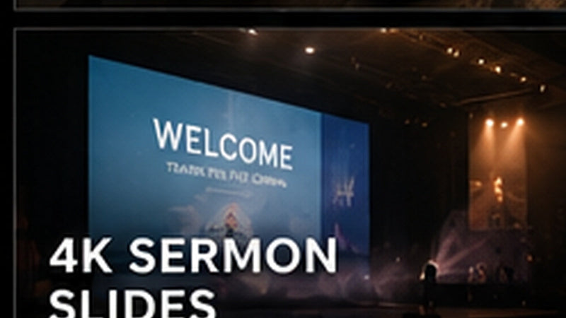 4K Sermon Slides