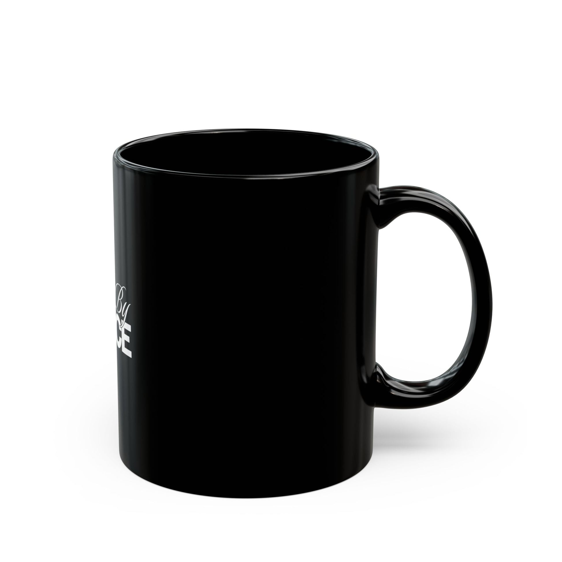 Saved By Grace Black Coffee Mug — Inspirational Christian Gospel Gift (11oz & 15oz) - www.trendingbestsellers.com