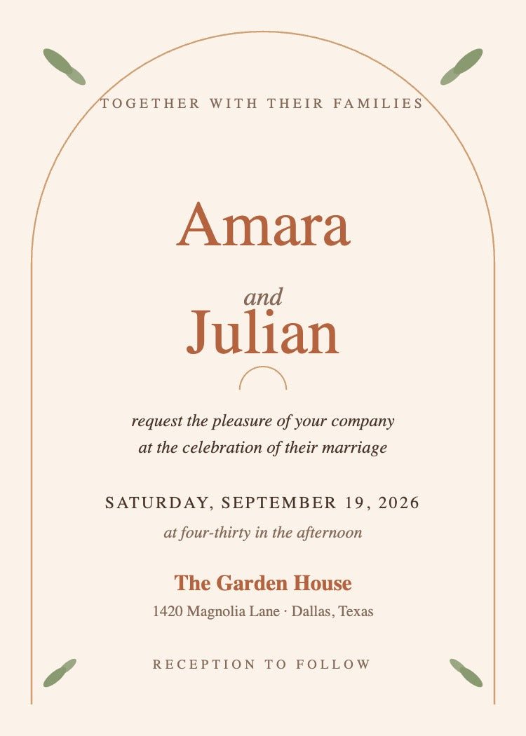Earthy Artisan Wedding Invitation Suite — Printable Digital Files - Listing image 13