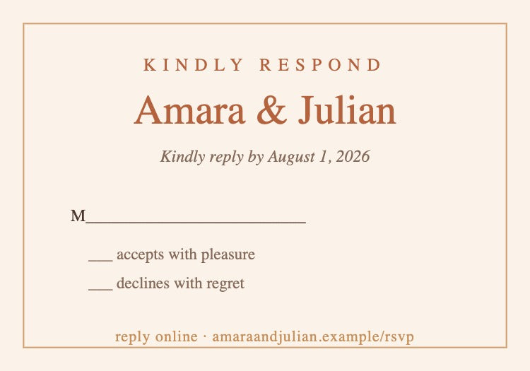 Earthy Artisan Wedding Invitation Suite — Printable Digital Files - Listing image 15
