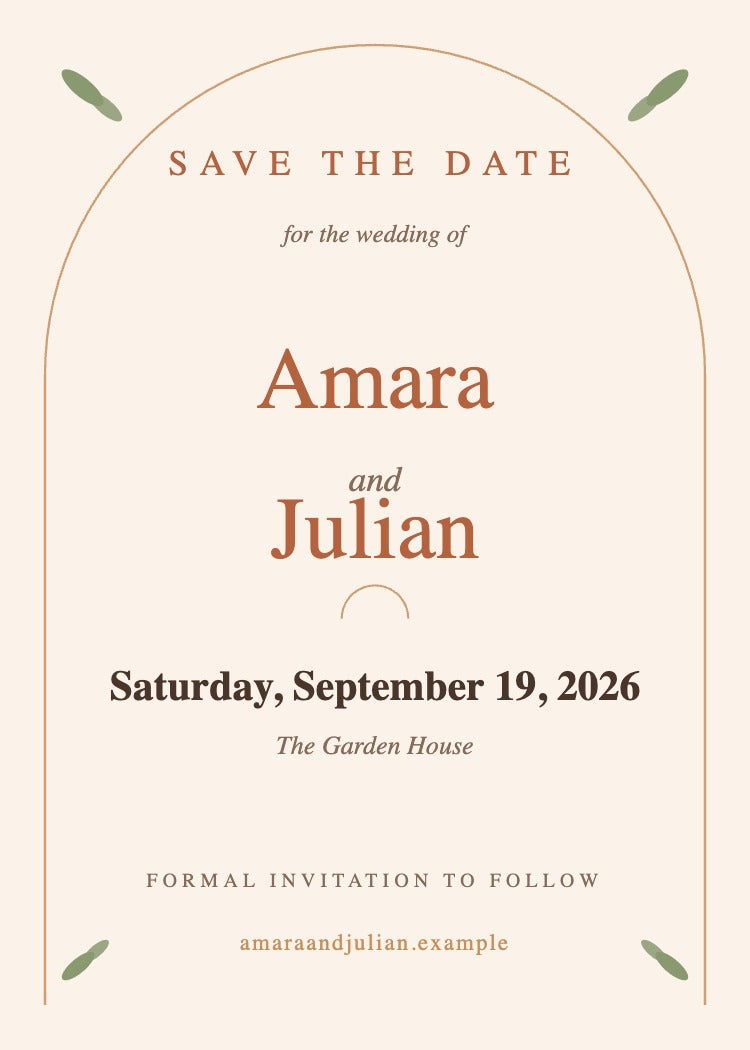 Earthy Artisan Wedding Invitation Suite — Printable Digital Files - Listing image 14