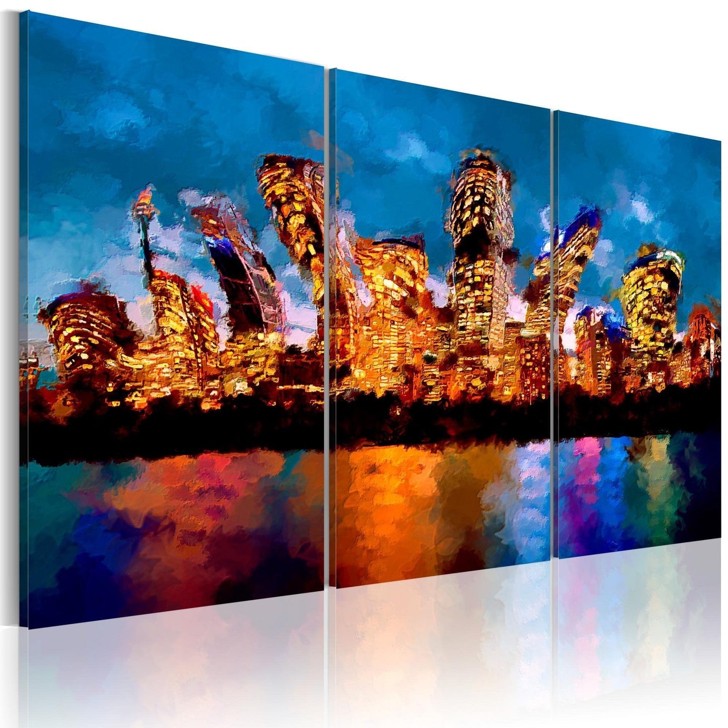 Canvas Print - Mad city - triptych - www.trendingbestsellers.com